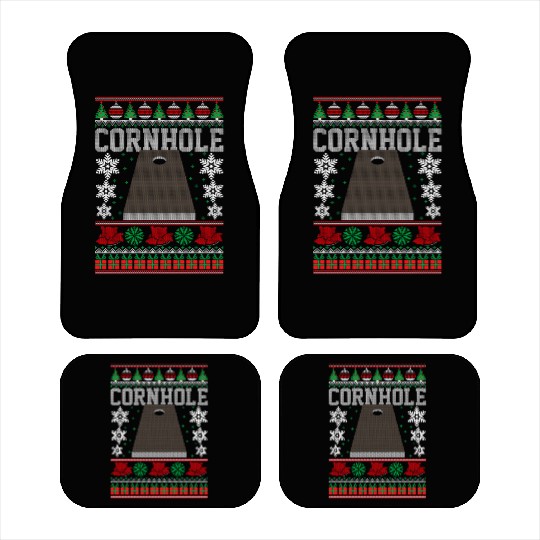 Cornhole Ugly Happy Car Mats
