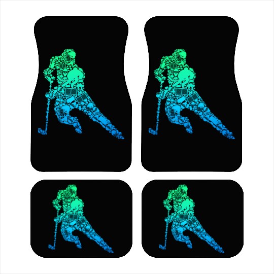 Hockey Player Ice Hockey Youth Car Mats