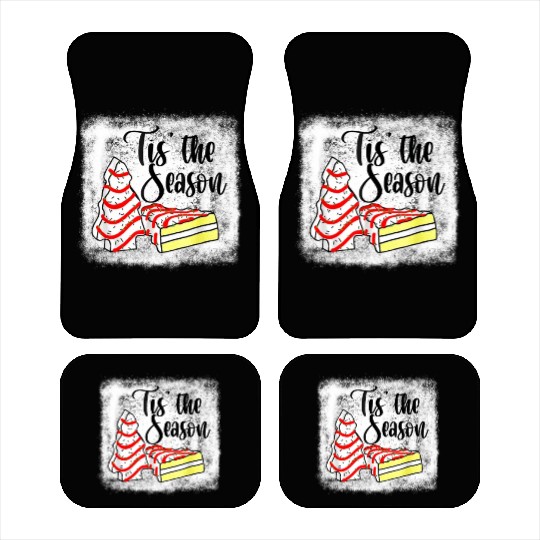 Little Tis' The Season Tree Cakes Debbie Becky Jen Car Mats