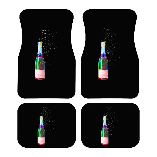 Champagne Bottle Sparks Car Mats
