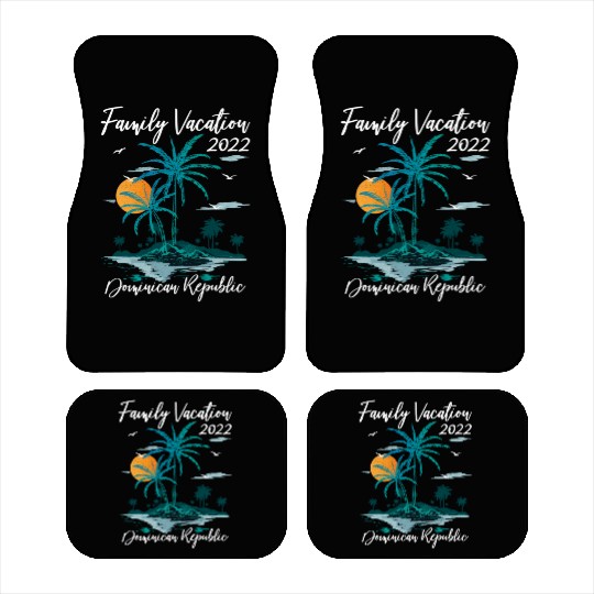 Sunset Family Vacation 2022 Dominican Republic Bea Car Mats