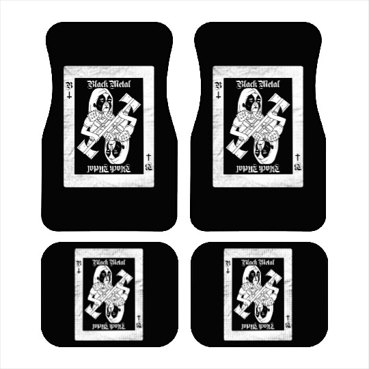 Black Metal Concert Headbanger Satan Antichrist Co Car Mats