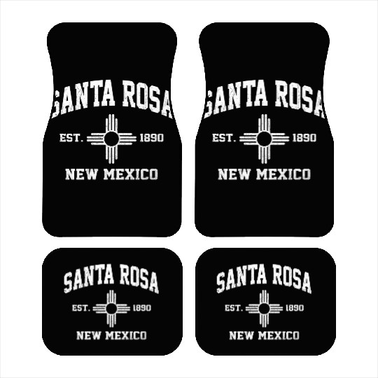 Santa Rosa New Mexico Nm State Athletic Style Car Mats