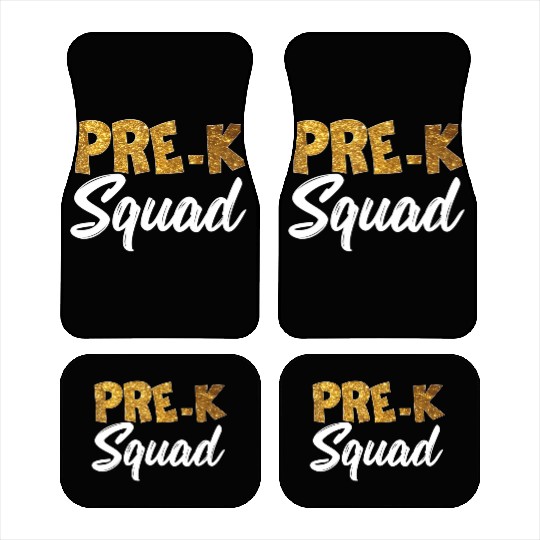 Team Pre K Teacher Back To School s Top Car Mats