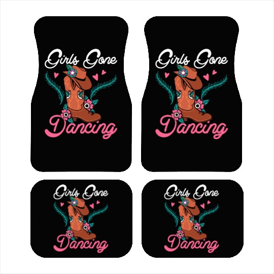 Girls Gone Dancing Line Dance Woman Car Mats
