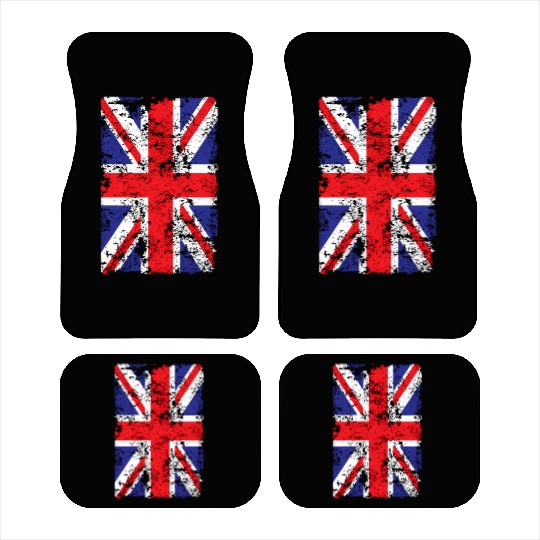 Union Jack British Flag Great Britain Novelty Car Mats