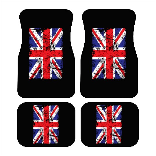 Union Jack British Flag Great Britain Novelty Car Mats