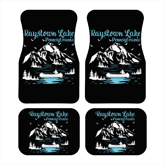 Summer Vacation Pennsylvania Raystown Lake Car Mats