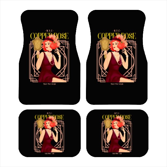Nyc Copper Rose The Great Gatsby Car Mats