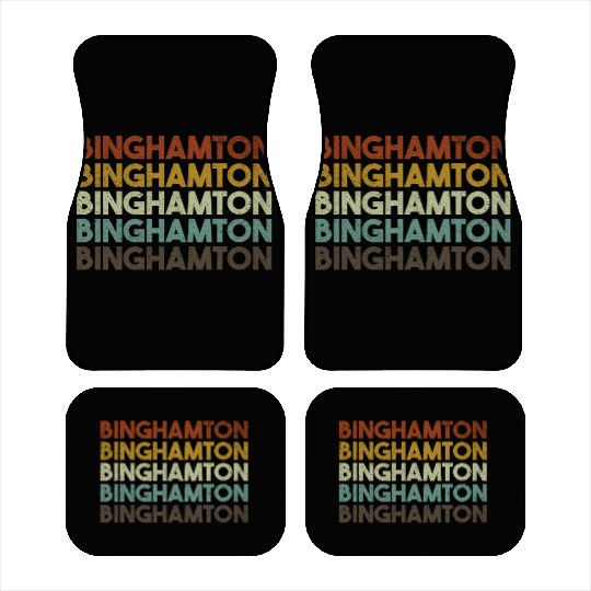 Binghamton New York 80S Style Car Mats