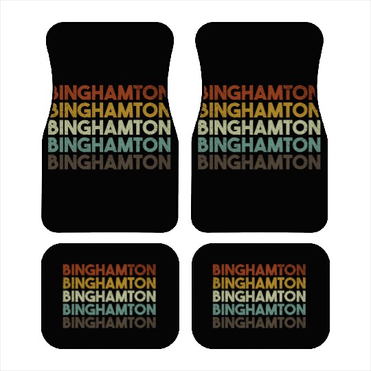 Binghamton New York 80S Style Car Mats