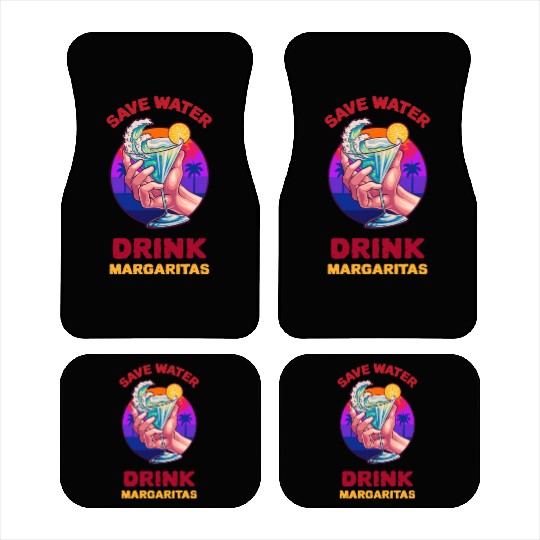 Margarita Save The Environment Car Mats