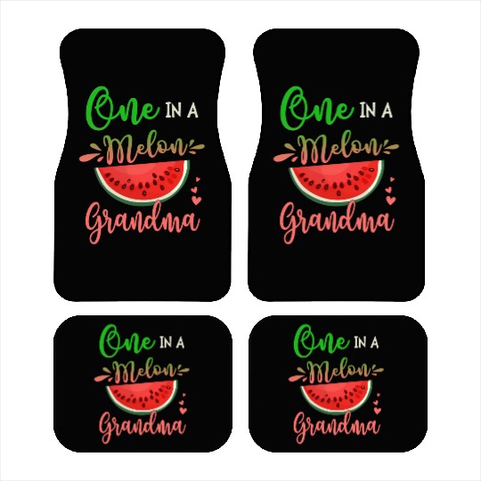 Family One In A Melon Grandma Party Family Car Mats