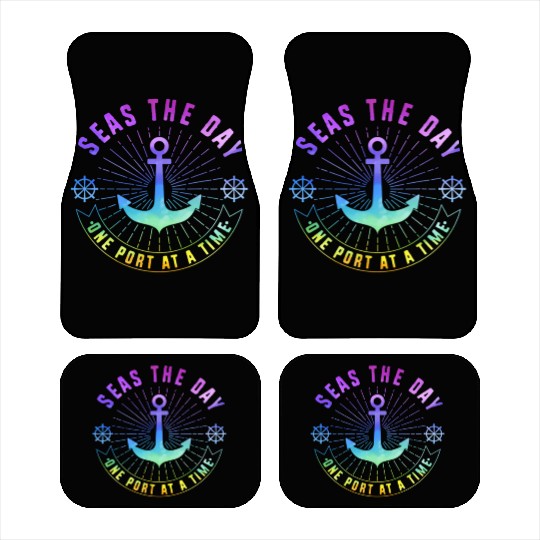 Cruise Seas The Day Family Vacation Car Mats