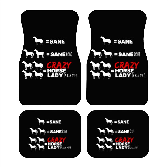 Crazy Horse Lady Car Mats