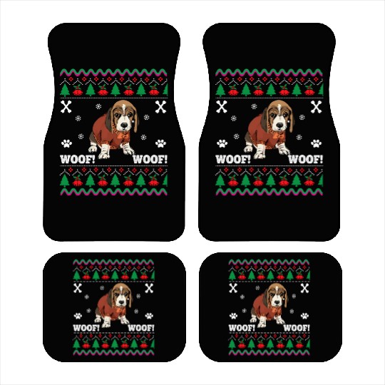 Dog Ugly Woof Beagle Car Mats