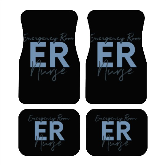 Er Nurse Emergency Room Nurse Registered Nurse Car Mats
