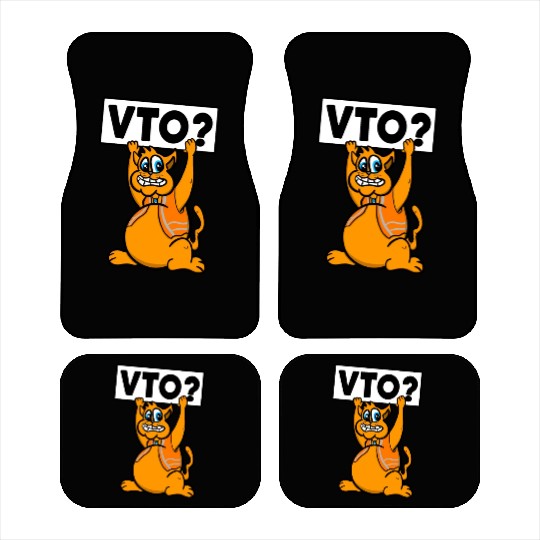 Cat Asking For Vto Worker That Loves Kitties Vto S Car Mats
