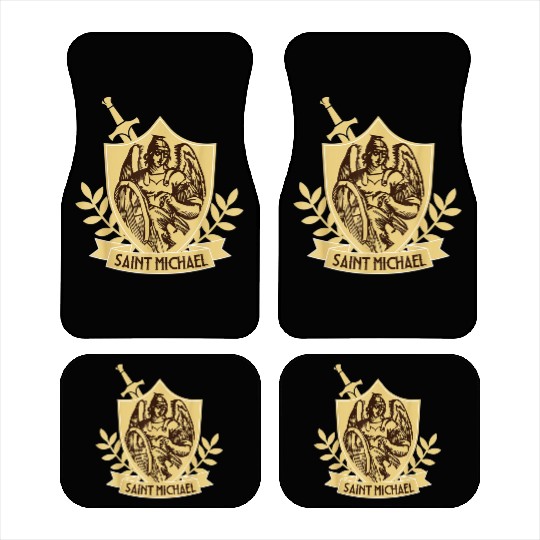 Saint Michael Patron Saint of Police Officers Car Mats