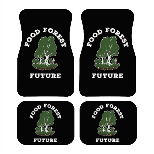 Edible Food Forest Permaculture Gardening Car Mats