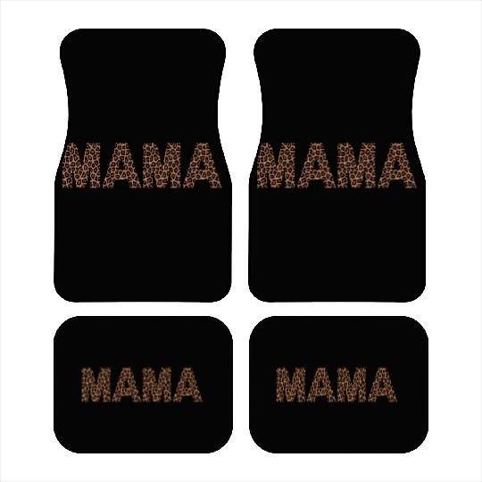 Mama mother's day Leopard design Car Mats