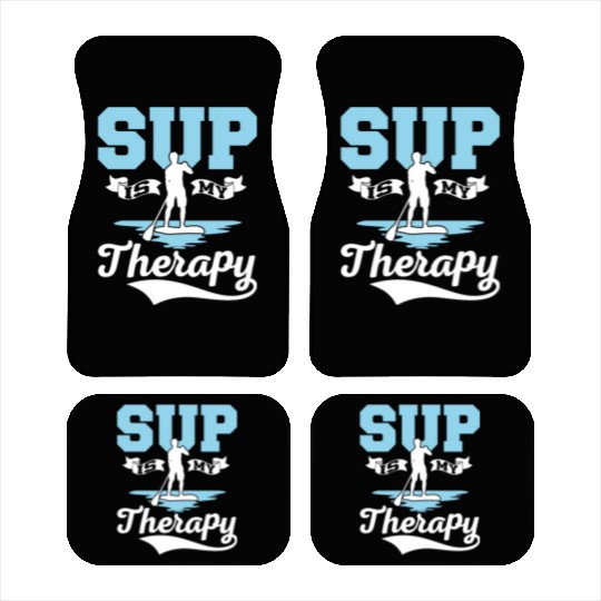 SUP Is My Therapy Stand Up Paddle Board Car Mats