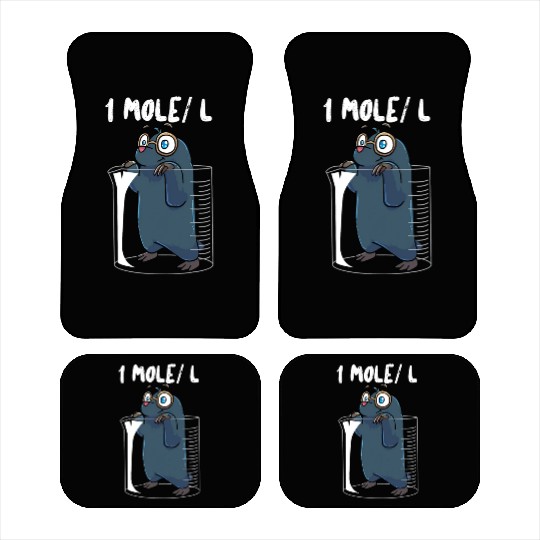 Chemistry Chemist Student Science Teacher Mole Car Mats