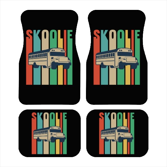 Skoolie Design For A School Bus Lover Car Mats