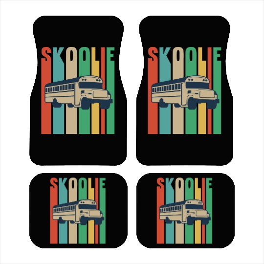 Skoolie Design For A School Bus Lover Car Mats