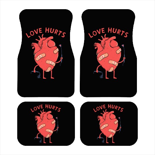 Love Hurts Car Mats