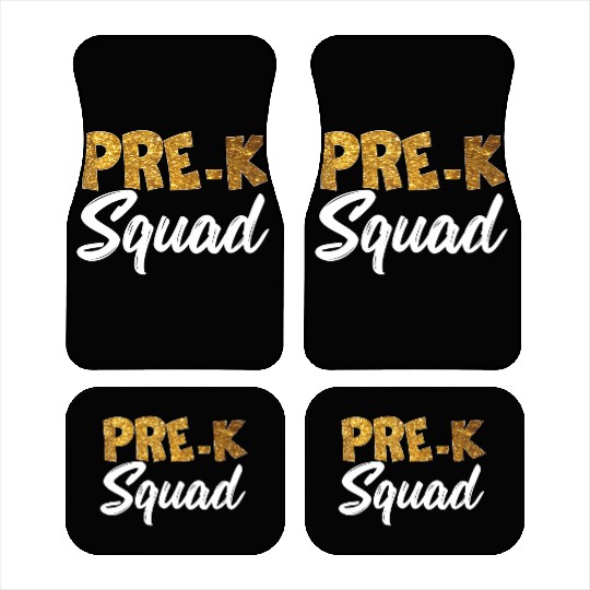 Team Pre K Teacher Back To School s Top Car Mats