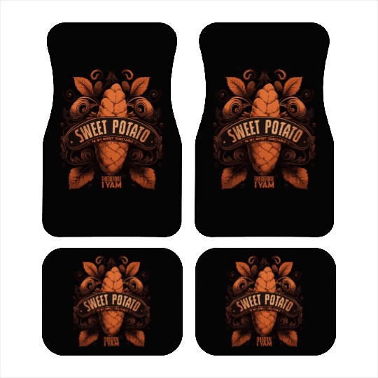 Sweet Potato is My Spirit Vegetable Car Mats