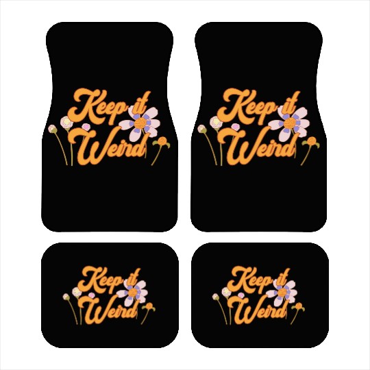 Keep It Weird Car Mats
