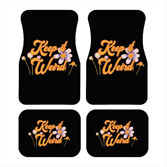 Keep It Weird Car Mats