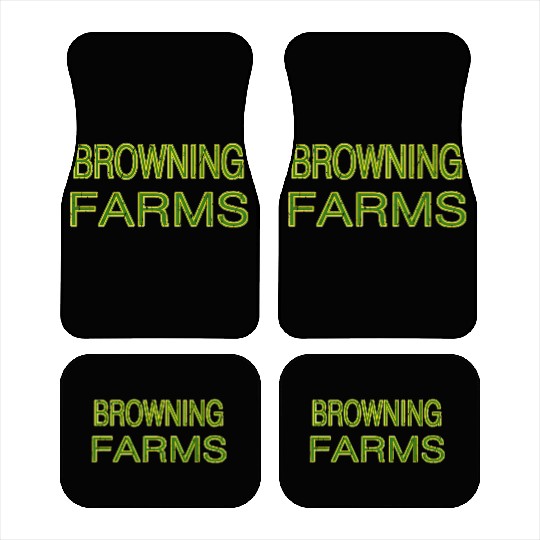 Browning Farms Squad Family Reunion Last Name Team Car Mats