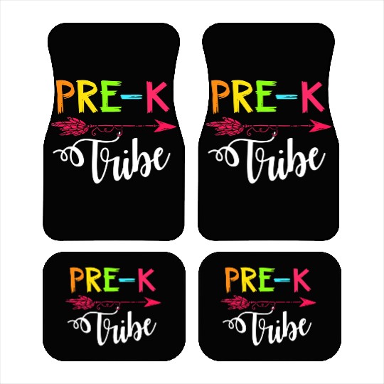 Team Pre K Teacher Tribe Back To School Car Mats