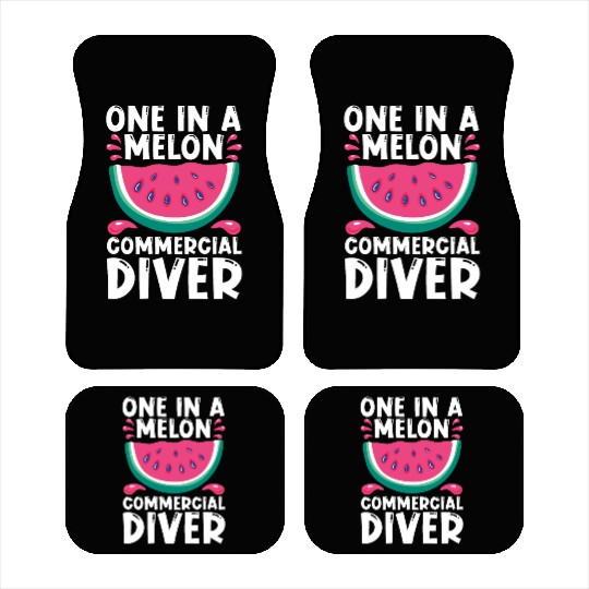 Diving Diver Melon Commercial Diving Car Mats