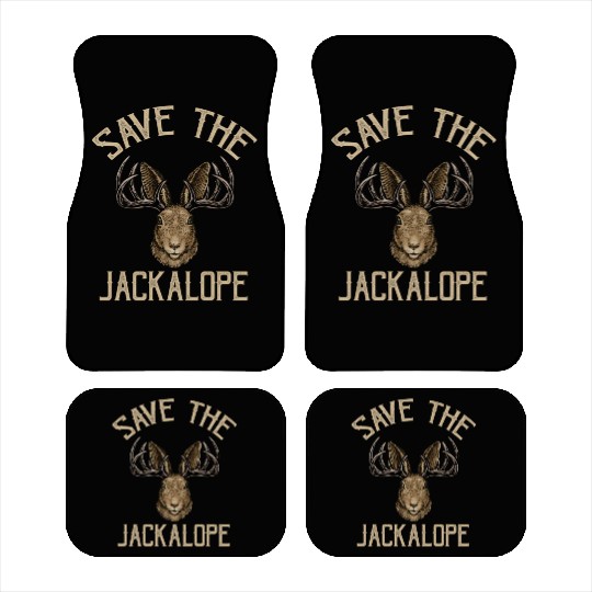 Save The Jackalope For Jackalope Fans Car Mats