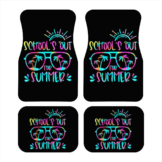 Last Day Of School Schools Out For Summer Teacher Car Mats