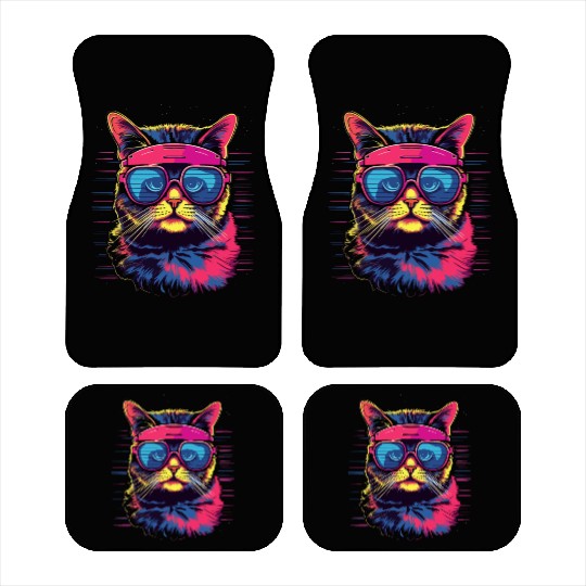 80s Cat Style Car Mats