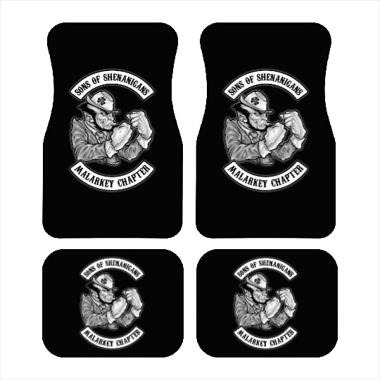 Irish Pride Sons Of Shenanigans Malarkey Chapter Car Mats