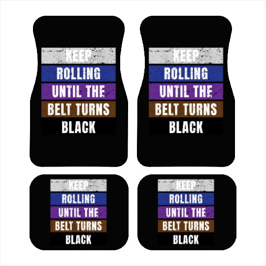 Jiu Jitsu Bjj Jiu Jitsu Belt Rank Car Mats