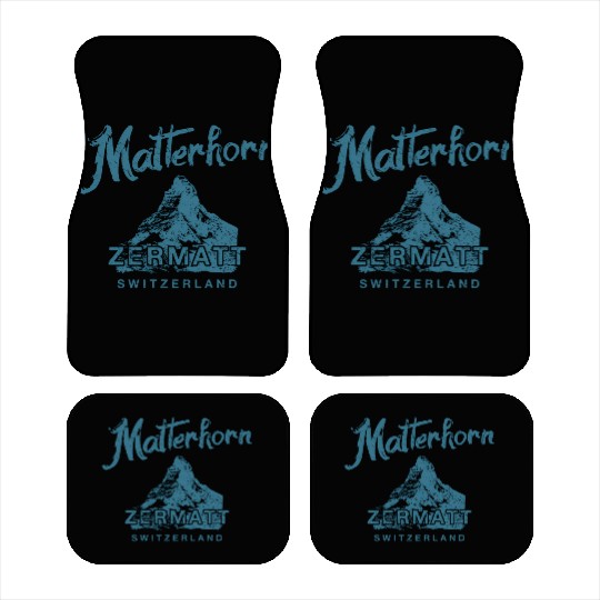 Matterhorn Switzerland Mountain Climbing Car Mats