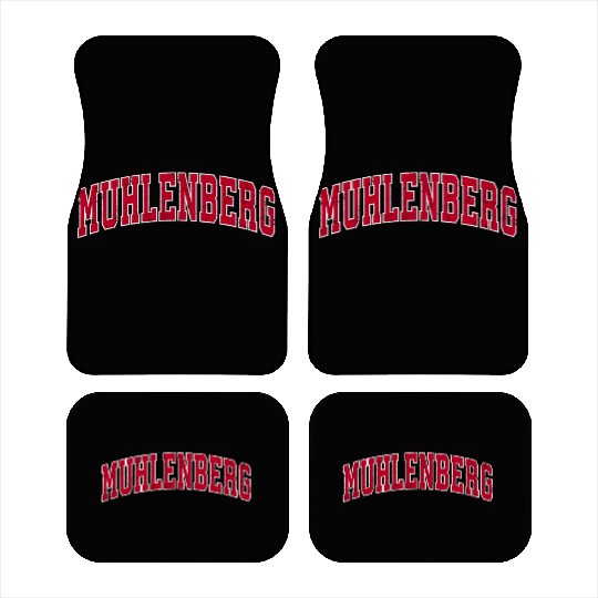 Muhlenberg Pennsylvania Pa Sports Red Car Mats
