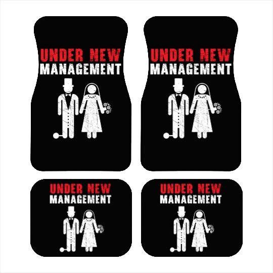Bride And Groom Wedding Day Marriage Just Married Car Mats