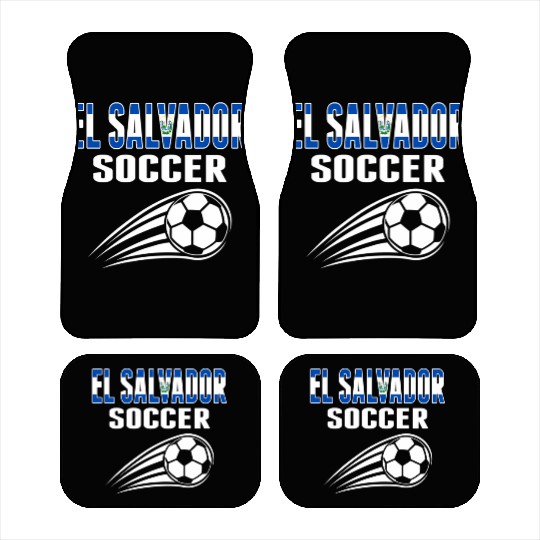 El Salvador Soccer Fans Jersey Salvadorean Car Mats