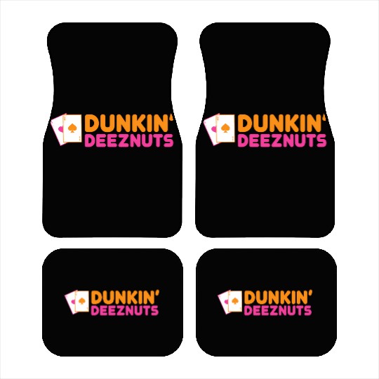 Dunkin Deez-Nuts Pocket Aces Car Mats