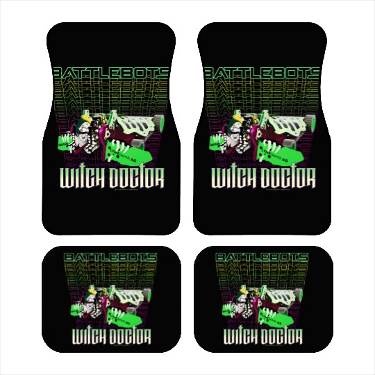 Battlebots Robot Witch Doctor Logo Stack Car Mats
