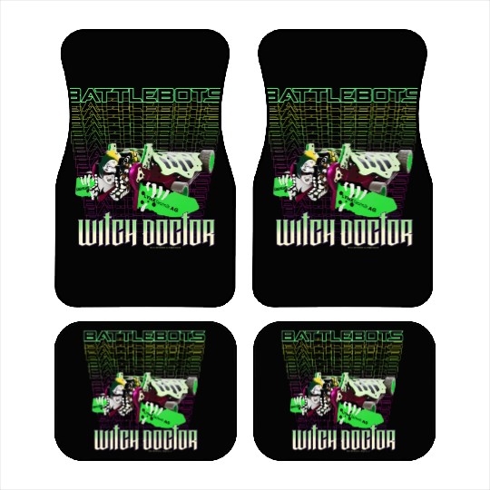 Battlebots Robot Witch Doctor Logo Stack Car Mats