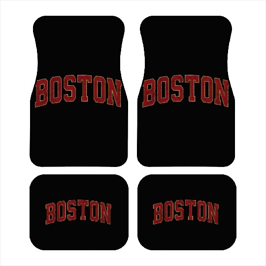 Boston Massachusetts Ma Athletic Sports Car Mats